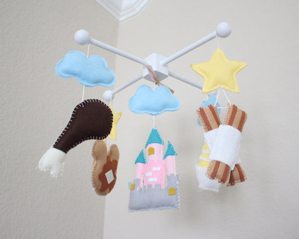 Theme Park Snacks Nursery Room Decor, Baby Crib Mobile