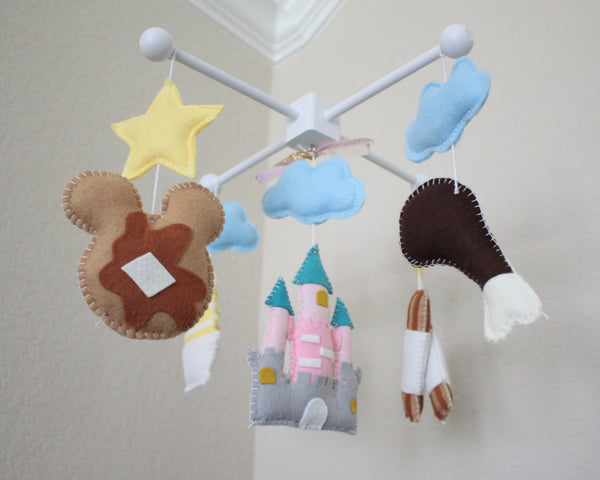 Theme Park Snacks Nursery Room Decor, Baby Crib Mobile