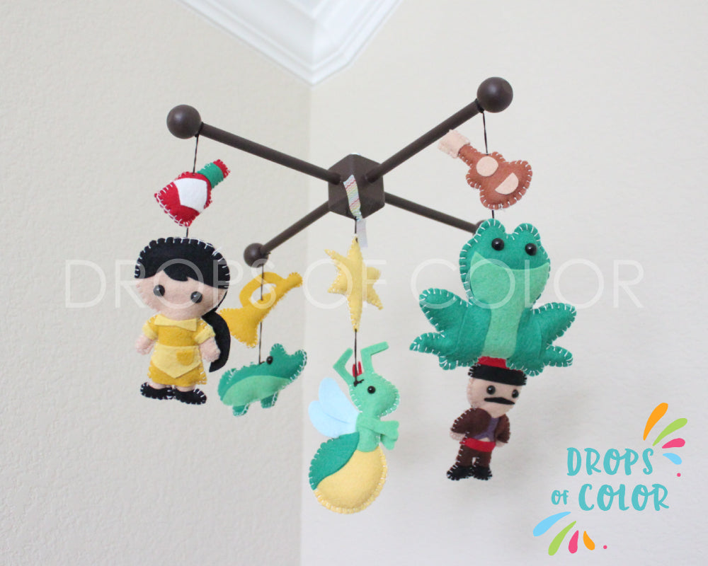 Princess and the Frog Mobile, Princess Tiana Baby Crib Mobile
