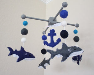 Shark Mobile, Under the Sea Baby Crib Mobile