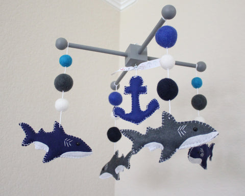 Shark Mobile, Under the Sea Baby Crib Mobile