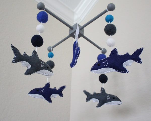 Shark Mobile, Under the Sea Baby Crib Mobile