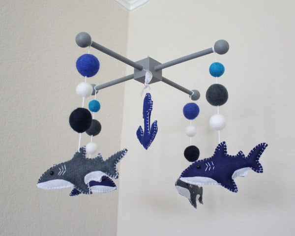 Shark Mobile, Under the Sea Baby Crib Mobile