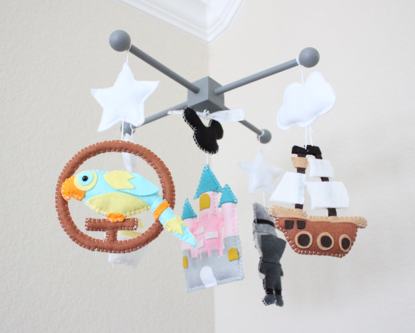 Theme Park Rides Nursery Room Decor, Baby Crib Mobile