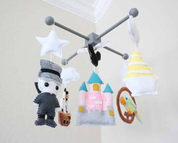 Theme Park Rides Nursery Room Decor, Baby Crib Mobile