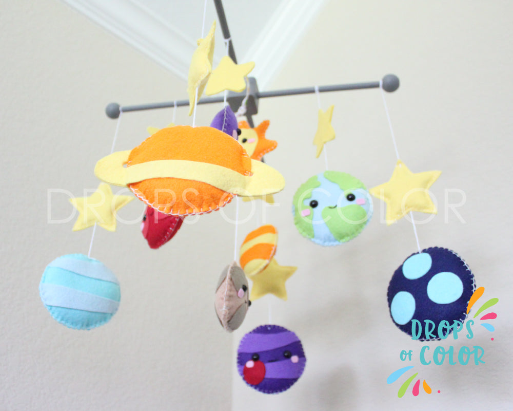 Orbiting Planet Toys : solar system in my room