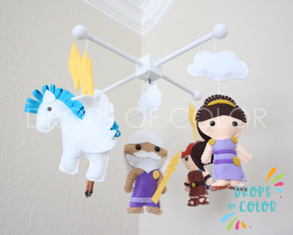 Hercules Mobile, Baby Crib Mobile, Nursery Inspired by Hercules, Greek Nursery Decor
