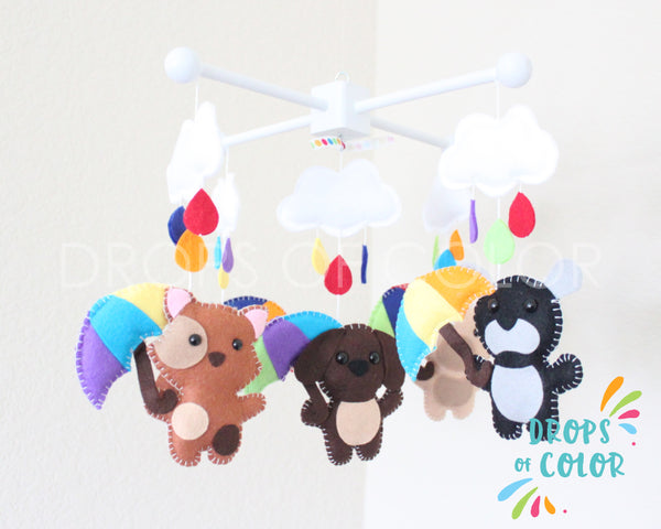 Custom Made Mobile, Baby Crib Mobile, Unique Handmade Nursery Wall Decor