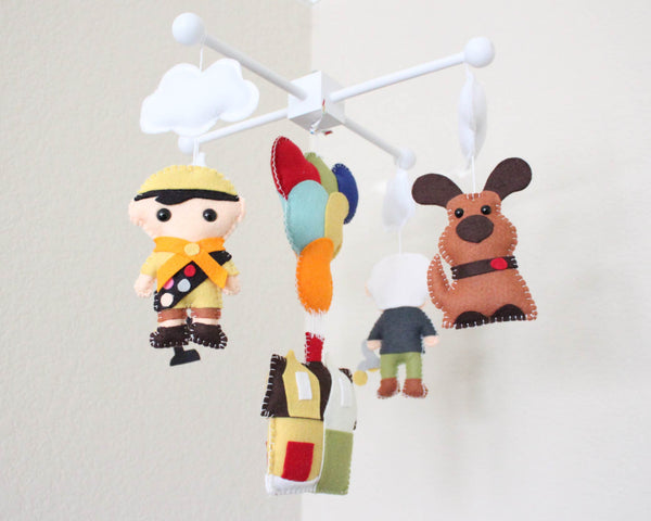 UP Mobile, Baby Crib Mobile, Nursery Inspired by UP, Nursery Decor
