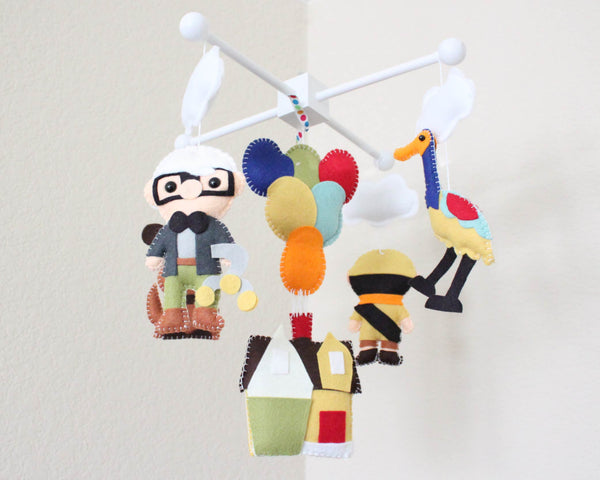 UP Mobile, Baby Crib Mobile, Nursery Inspired by UP, Nursery Decor
