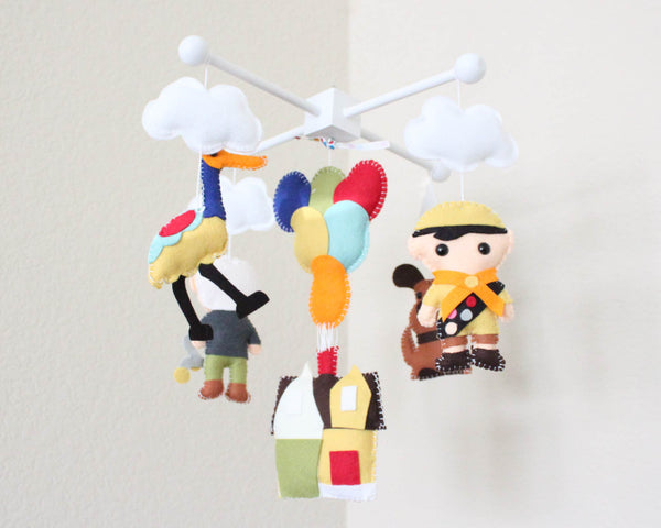 UP Mobile, Baby Crib Mobile, Nursery Inspired by UP, Nursery Decor