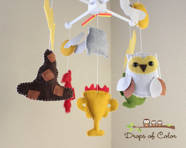 Harry Potter Mobile, Magic Baby Crib Mobile, Nursery Room Decor