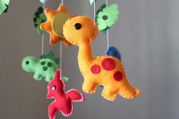 Dinosaurs Mobile, Baby Crib Mobile, Dino T-Rex Boys Nursery Room Decor