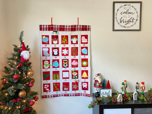 Advent Christmas Calendar for Kids Toddlers, Family Tradition, Christmas Decoration, Christmas Countdown