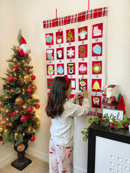 Advent Christmas Calendar for Kids Toddlers, Family Tradition, Christmas Decoration, Christmas Countdown