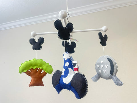 Theme Parks Mobile, Baby Crib Mobile, Nursery Decor inspired by the Disney Theme Parks