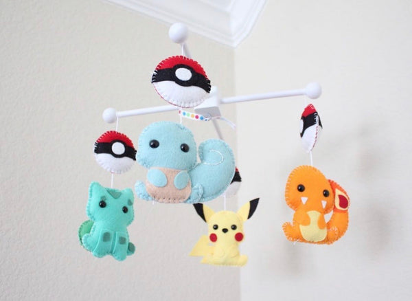 Pokémon Crib Mobile, Baby Crib Mobile, Gotta Have It All, Nursery Room Decor