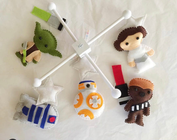 Star Wars Mobile, Baby Crib Mobile, Nursery Room Decor