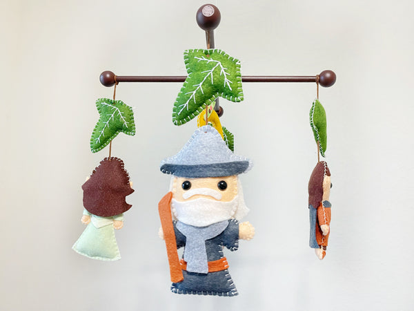 The Fellowship of the Ring, Baby Crib Mobile, Nursery Room Decor