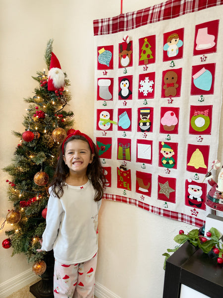 Advent Christmas Calendar for Kids Toddlers, Family Tradition, Christmas Decoration, Christmas Countdown