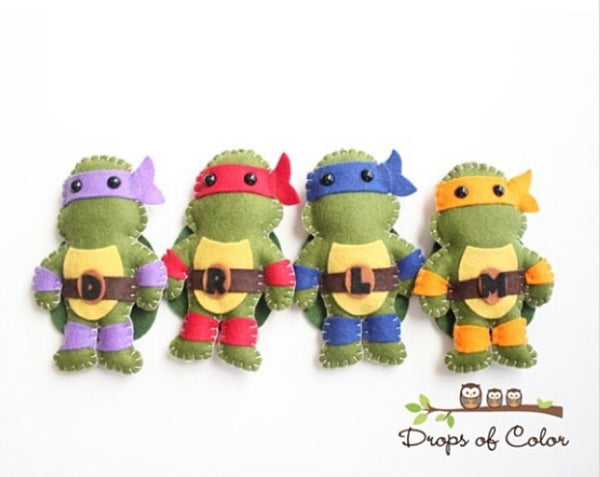 Ninja Turtles Mobile, Baby Crib Mobile, Nursery Room Decor