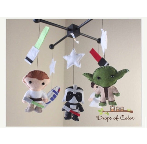 Star Wars Mobile, Baby Crib Mobile, Nursery Room Decor